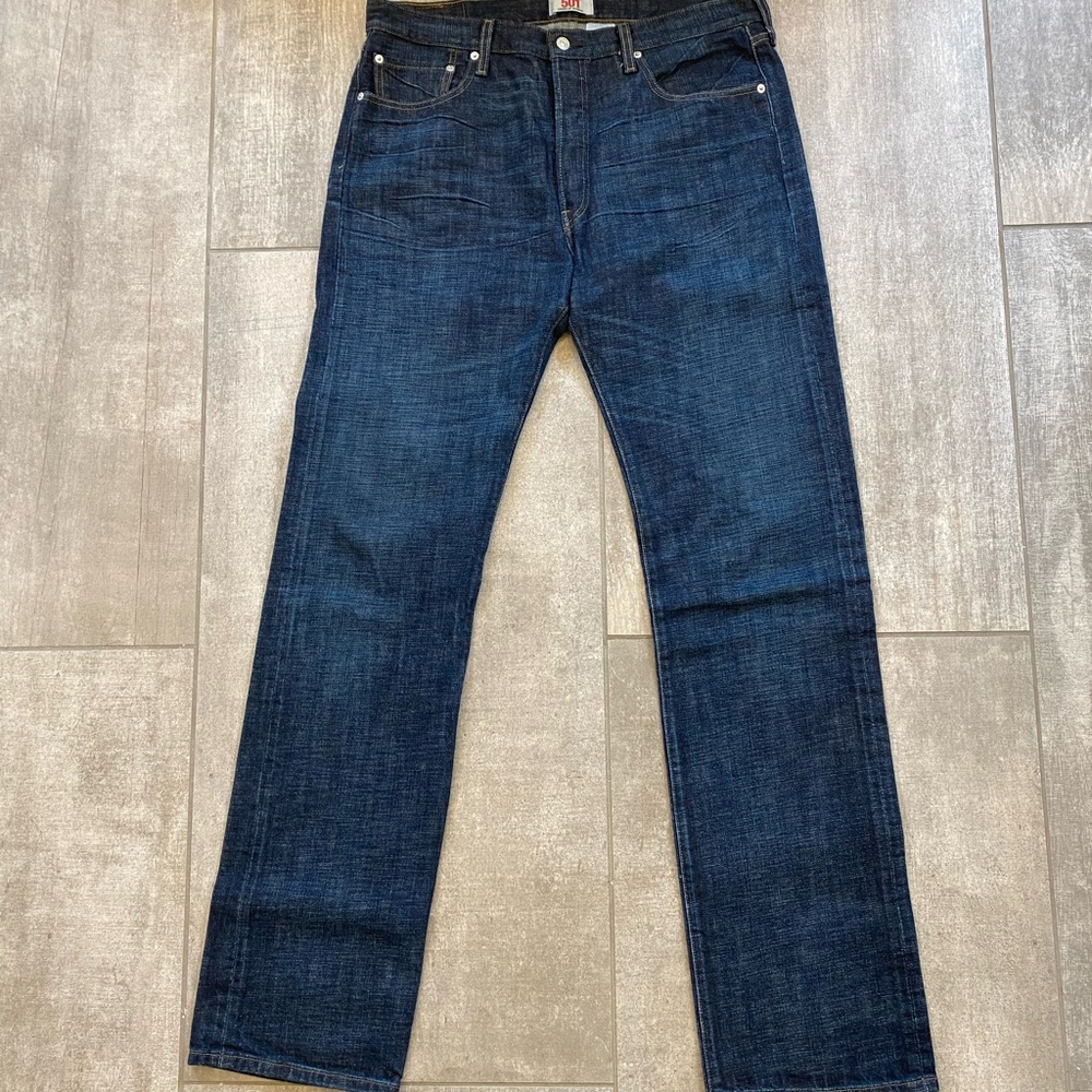 Levi's 501 Straight Leg Button Fly 36x38